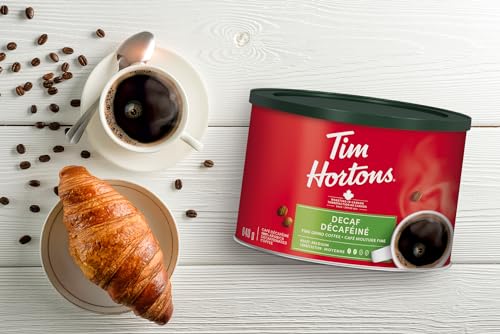 Tim Horton's Decaf, Ground Coffee, 640g {Imported from Canada}