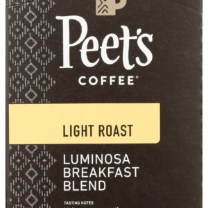 Peet's Coffee Colombia Luminosa Light Roast Coffee K-Cup Coffee Pods (10 Count)