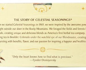 Celestial Seasonings Black Tea, Nutcracker Sweet, 18 Count