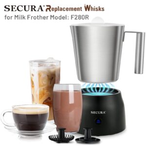 Secura Replacement Whisk Set for Electric Automatic Milk Frother and Hot Chocolate Maker Machine F280R