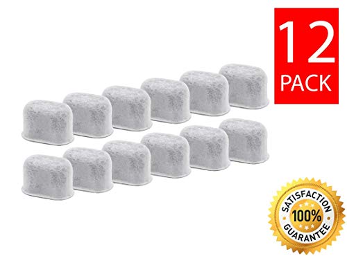 Keurig Compatible Replacement Charcoal Water Filter Cartridges - Designed for Keurig Classic 1.0 and 2.0 Coffee Makers Machines (12 Pack)