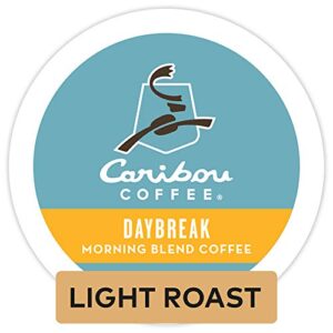 caribou coffee daybreak morning blend keurig k-cups coffee, 12 count