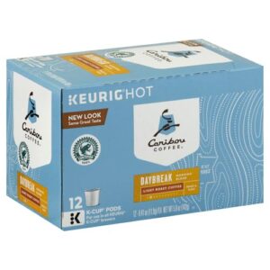 Caribou Coffee Daybreak Morning Blend Keurig K-Cups Coffee, 12 Count