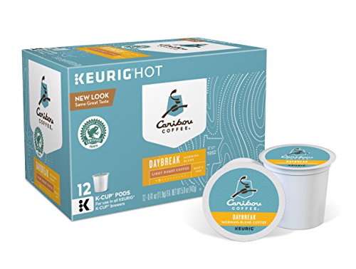 Caribou Coffee Daybreak Morning Blend Keurig K-Cups Coffee, 12 Count