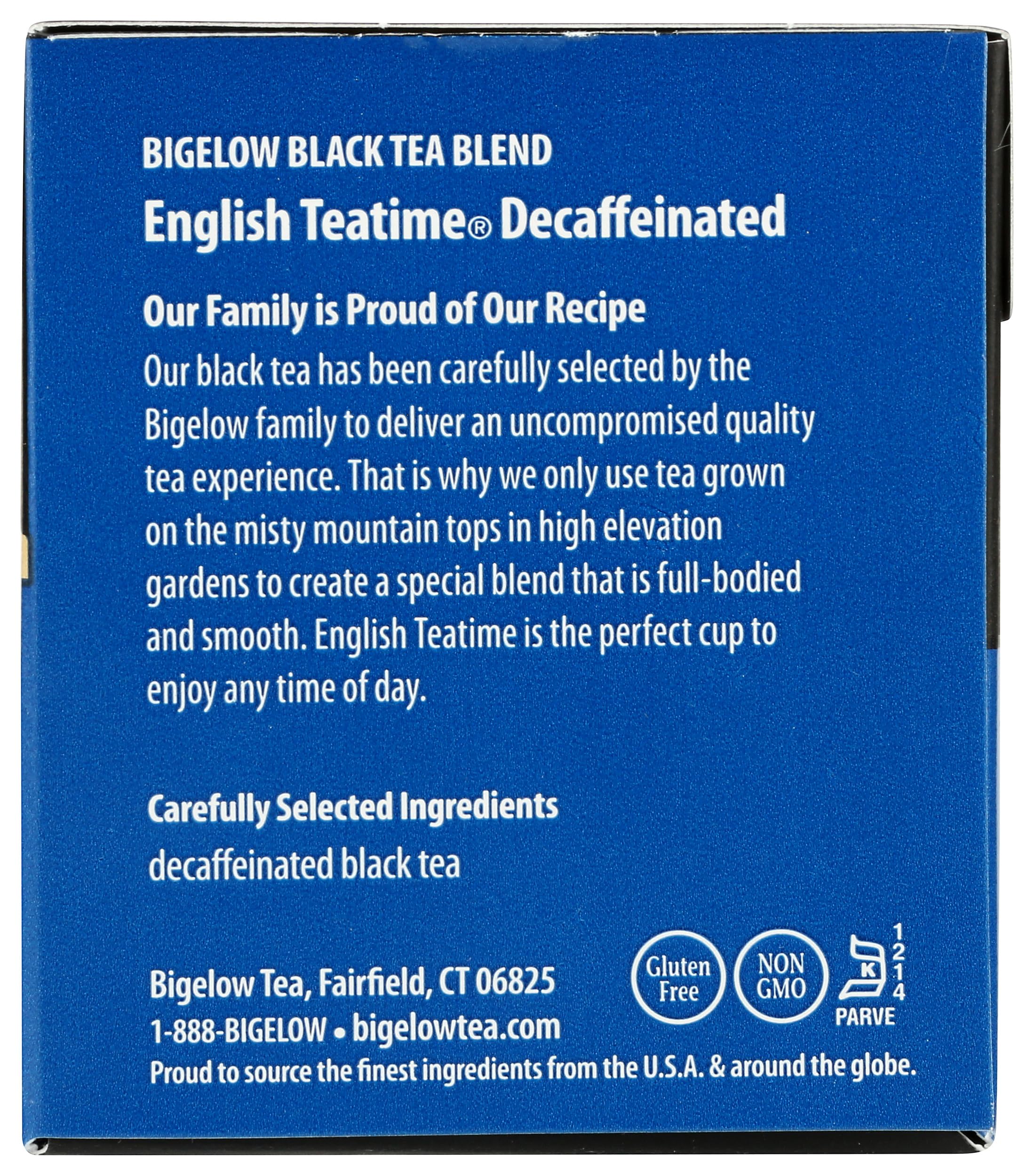 Bigelow, English Time Tea (Decaffeinated), 20 Count