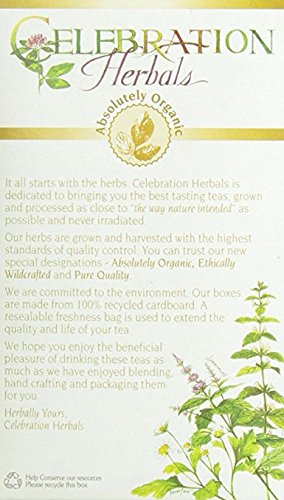 Celebration Herbals Organic Burdock Root Tea Caffeine Free - 48 Teabags in Total