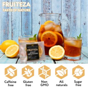 Fruiteza Fruit Infusions - Herbal Tea Bags - Herbal Sampler Variety Pack - Iced Tea Box – Decaf Tea Bags - Assorted Fruit Tea - Passion Fruit Tea Packs – Decaffeinated Immunity Tea – Water Flavoring Cold Brew Bags Tropical Fruits - Unsweetened, 10 Count (