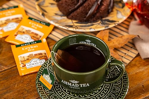 Ahmad Tea Black Tea, Ceylon Teabags, 20 ct (Pack of 6) - Caffeinated and Sugar-Free