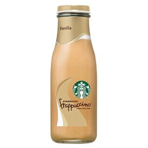 starbucks frappuccino, vanilla, glass bottles, 9.5 fl oz (15 count)