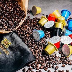 Attibassi Italian Espresso Coffee Capsules Compatible with Nespresso Original Machines, Intenso, 100 Pods