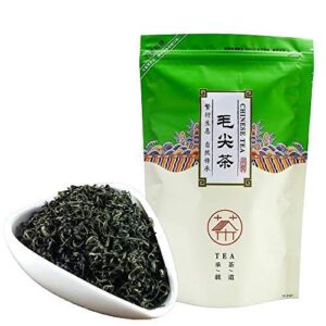 fullchea - maojian - chinese yunwu green tea - green tea loose leaf - mao jian tea - refreshing brisk - improve focus (8.8oz / 250g)