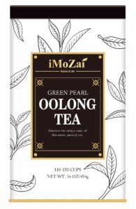 oolong tea loose leaf-16 ounce-100% natural tea-oolong tea leaves-110-150 cups servings by imozai