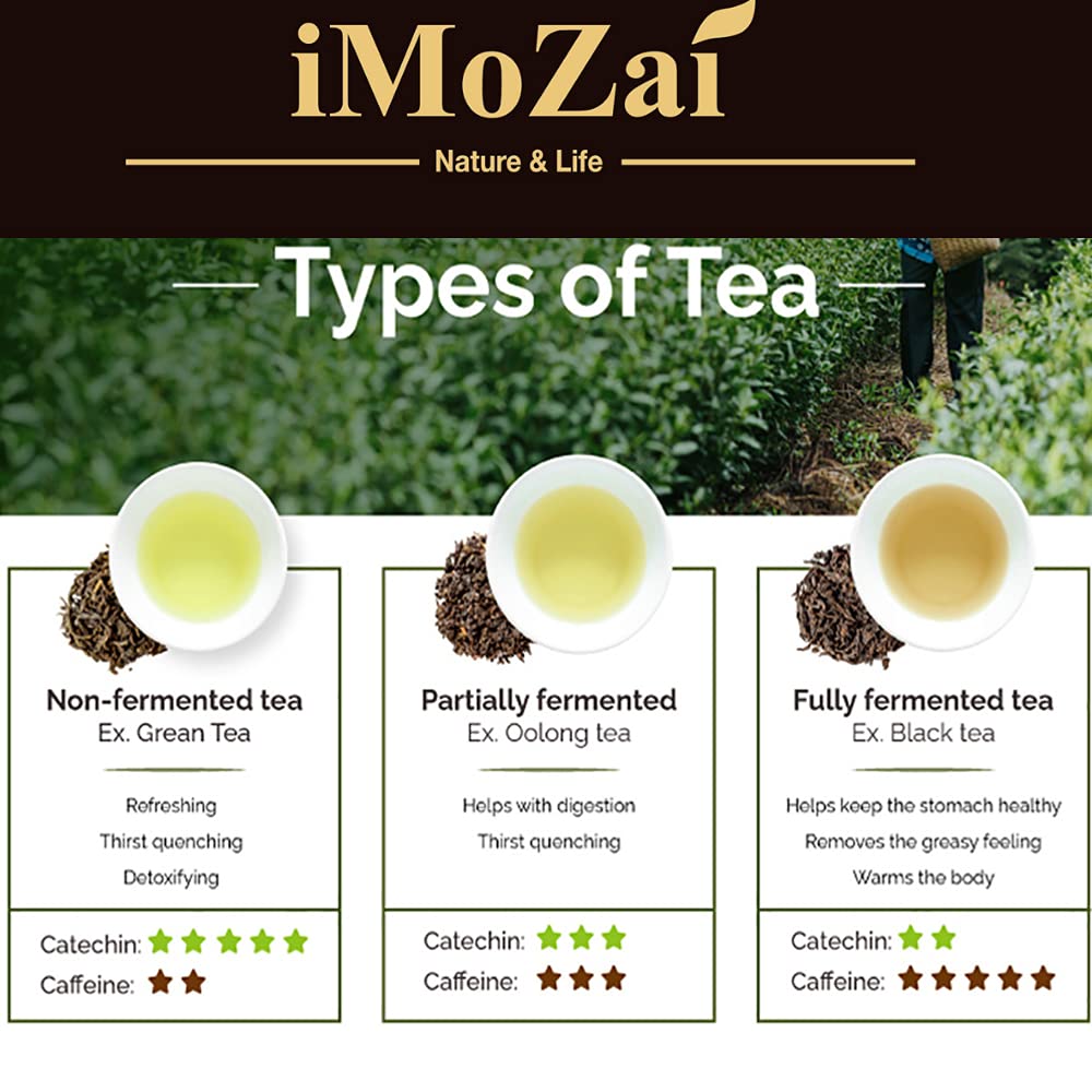 Oolong Tea Loose Leaf-16 Ounce-100% Natural Tea-Oolong Tea Leaves-110-150 Cups Servings By Imozai