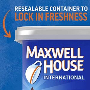 Maxwell House International Cafe Decaffeinated Sugar Free French Vanilla, 4 OZ (Pack of 8)