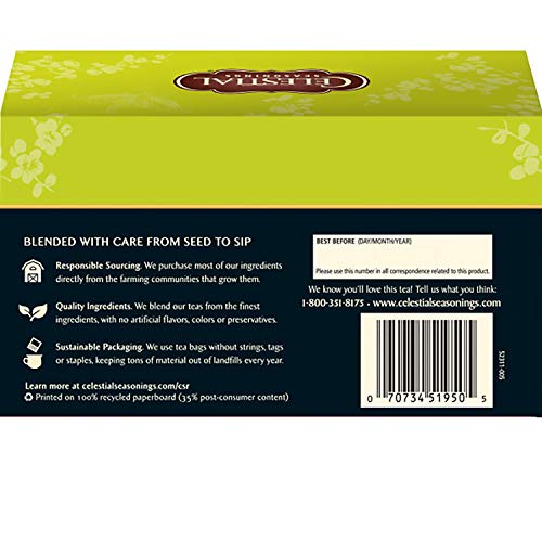 Celestial Seasonings Green Tea, Sleepytime Decaf Lemon Jasmine, 20 Count