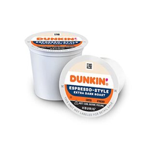 Dunkin’ Espresso-Style Extra Dark Roast, 10 Keurig K-Cup Pods