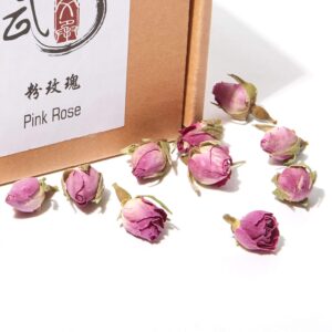 cha wu-[a] pink rose buds(3oz),loose leaf flower petal tea,natural fragrant herbal tea,afternoon tea