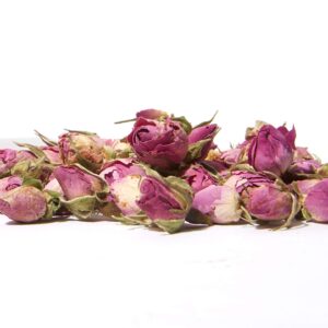 Cha Wu-[A] Pink Rose Buds(3oz),Loose Leaf Flower Petal Tea,Natural Fragrant Herbal Tea,Afternoon Tea