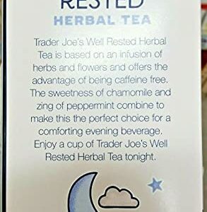 Trader Joe's Well Rested Herbal Tea 20 tea bags