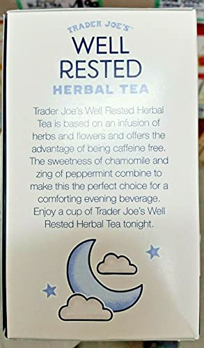 Trader Joe's Well Rested Herbal Tea 20 tea bags