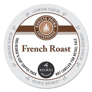 barista prima coffeehouse 6611ct french roast k-cups coffee pack