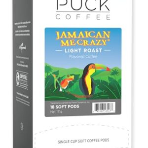 Wolfgang Puck Coffee, Jamaican Me Crazy Gram Coffee, 9.5 Gram Pods, 18 Count