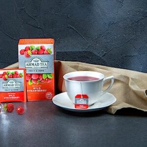 Ahmad Tea English Fruit & Herbal Infusions, Wild Strawberry Refresh Fruit & Herbal Tea