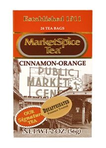 marketspice, tea decaf, 24 count