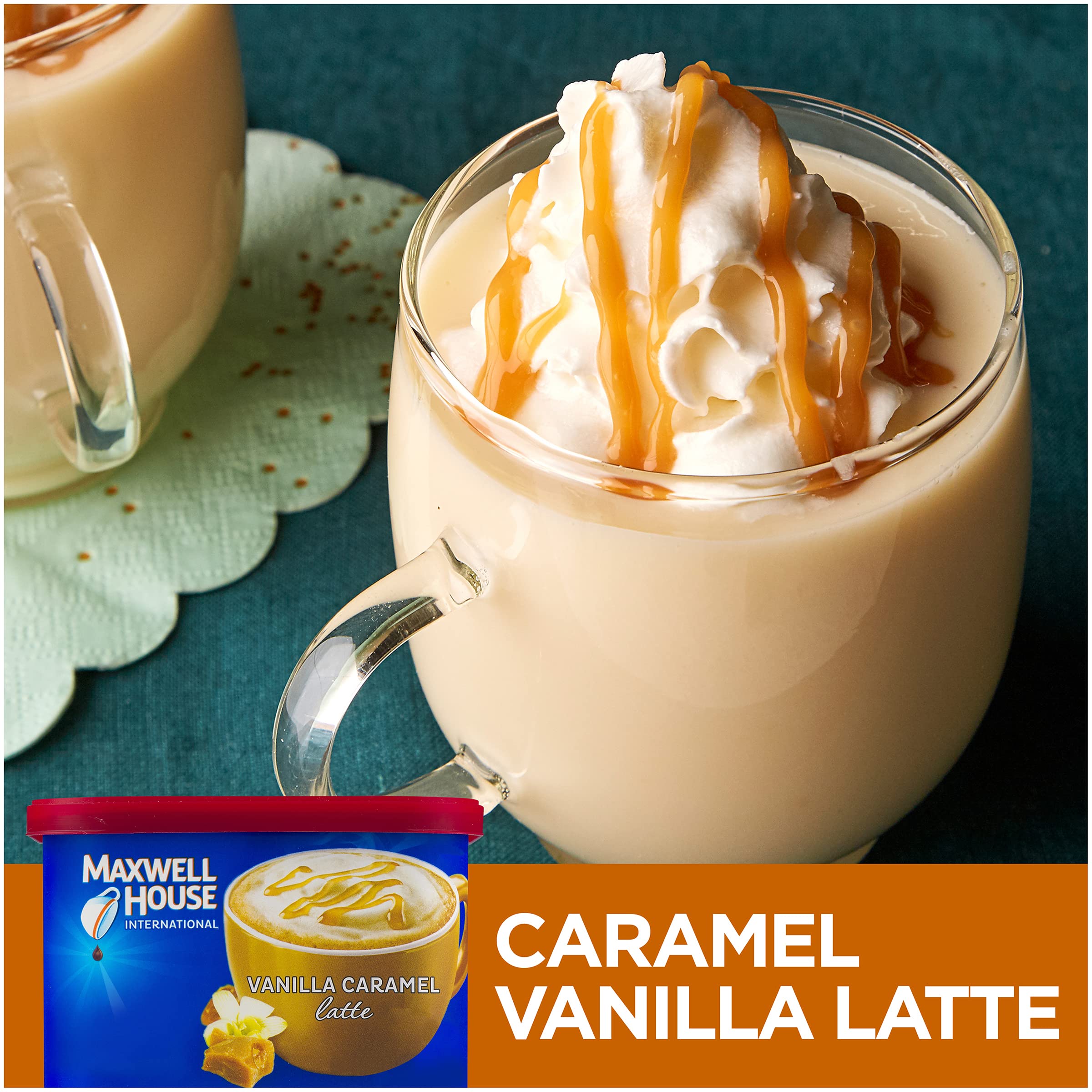 Maxwell House International Vanilla Caramel Latte Mix, 8.7 OZ