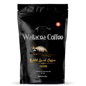 wallacea coffee certified wild kopi luwak coffee beans, civet coffee, kopi luwak from gayo sumatra indonesia, coffee beans (8.8 oz)