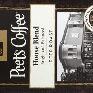 Peet’s Coffee House Blend K-Cup Coffee Pods for Keurig Brewers, Dark Roast, 10 Pods