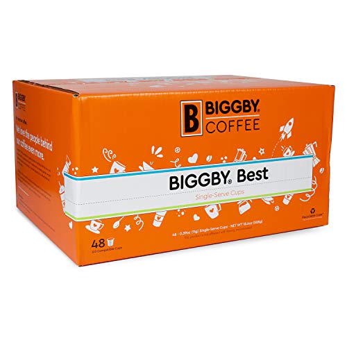 BIGGBY Best Medium Roast, 48 Count Single Serve Coffee