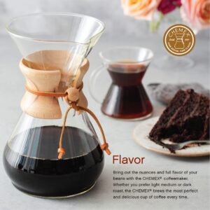 Chemex Bundle - 10-Cup Classic Series - 100 ct Square Filters - Exclusive Packaging
