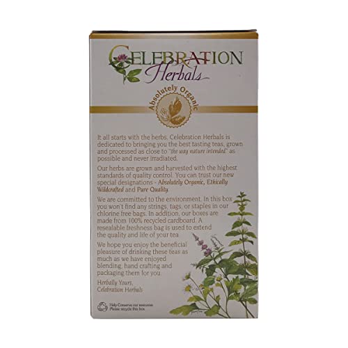 Celebration Herbals Organic Milk Thistle Seed Herbal Tea -- 24 Tea Bags, NET WT.60, 2.11 OZ