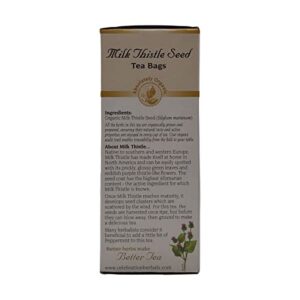 Celebration Herbals Organic Milk Thistle Seed Herbal Tea -- 24 Tea Bags, NET WT.60, 2.11 OZ