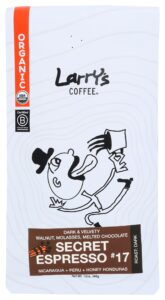 larry's beans, coffee espresso 17 organic, 12 ounce (packaging may vary)
