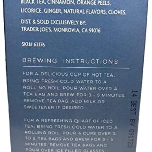 Trader Joe's Winter Wake Up Tea 20 Count (Pack of 3)