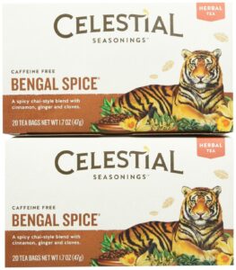 celestial seasonings bengal spice herb tea bags, 20 ct, 2 pk