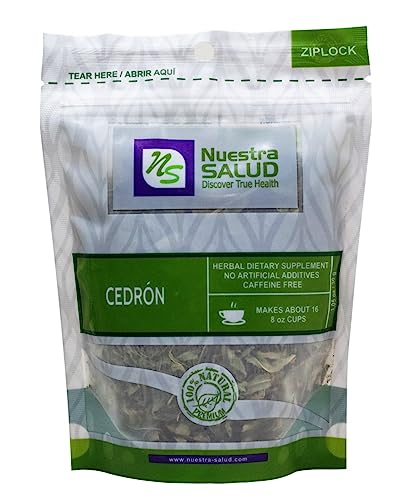 Nuestra Salud - Cedron Leaf Tea - Herbal Tea - Leaves - 30g / 1.052oz Zip-Lock Bag - 100% Natural Herb Leaves