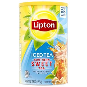 lipton iced tea mix, southern sweet tea, 28 qt