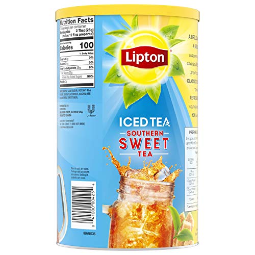 Lipton Iced Tea Mix, Southern Sweet Tea, 28 qt