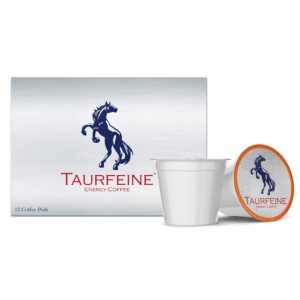taurfeine® energy coffee | world's most powerful coffee® | single-serve pods for keurig k-cup brewers | 12ct