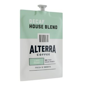 flavia alterra house blend decaf coffee freshpacks, (pack of 100)