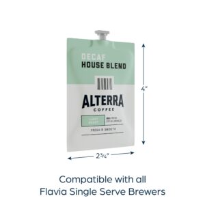 Flavia Alterra House Blend Decaf Coffee Freshpacks, (Pack of 100)