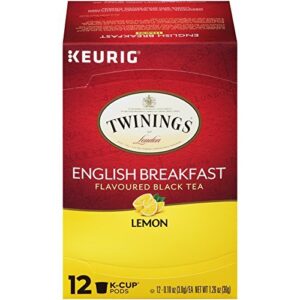 twining english breakfast lemon 12 ct