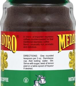 Medaglia D'Oro Instant Espresso Coffee, 2 Ounces