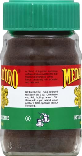 Medaglia D'Oro Instant Espresso Coffee, 2 Ounces