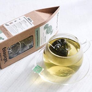 Teapigs Peppermint Leaves Tea Bags Made with Whole Leaves , 15 Count (Pack of 1)