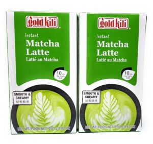 gold kili instant matcha latte (pack of 2)