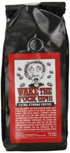 wake the f'up uncensored coffee, original extra strong, 1 pound